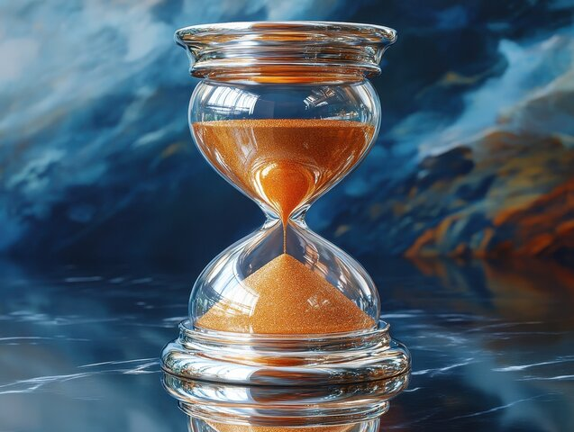 Hourglass - reference to BCST's influence on time